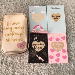 Too faced makeup set *never used*